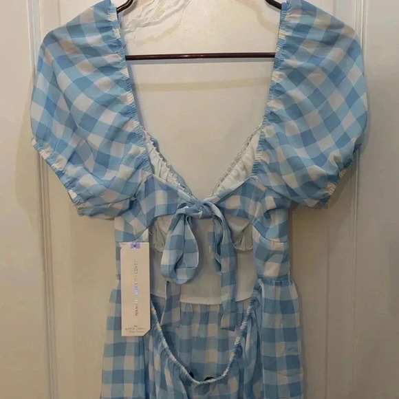 JUNIORS Womens Almost Famous Tie Back Short Mini Dress - Picture 5 of 10